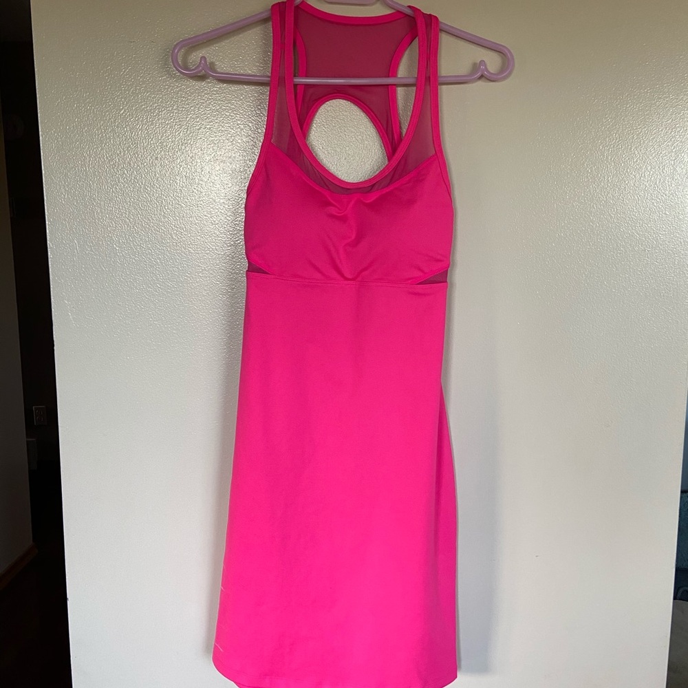 Vibrant Razorback mini dress